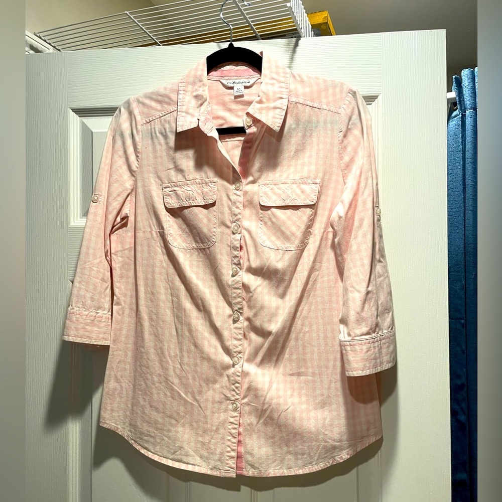 Croft and Barrow XS spring Button down